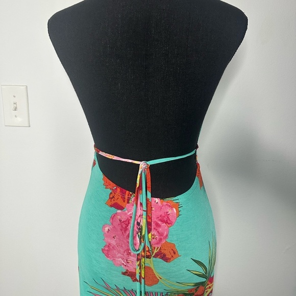 Floral Cutout Maxi Dress - Multicolor - Picture 7 of 10